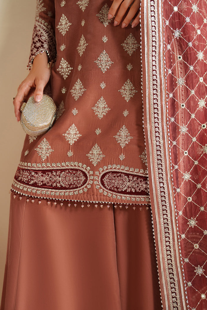 Embroidered Velvet Formal VVF25-D03