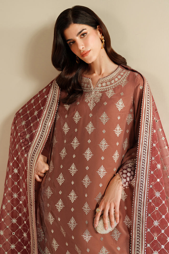 Embroidered Velvet Formal VVF25-D03
