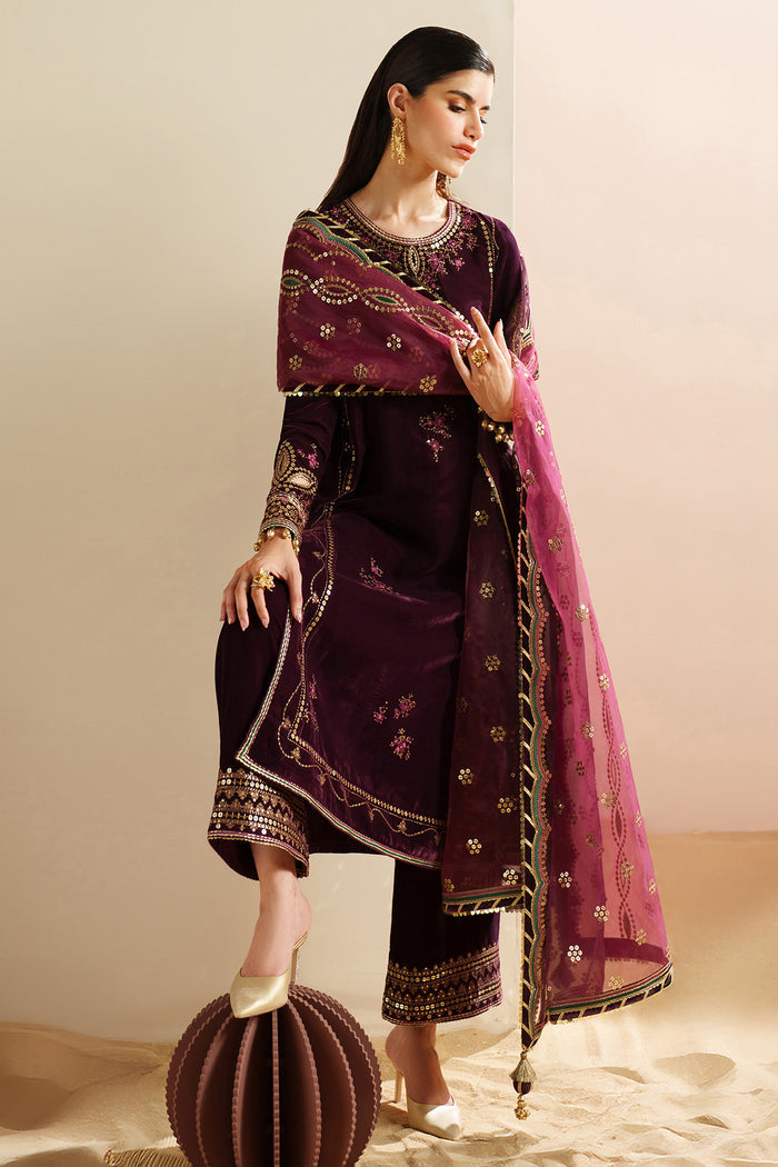 Embroidered Velvet Formal VVF25-D04