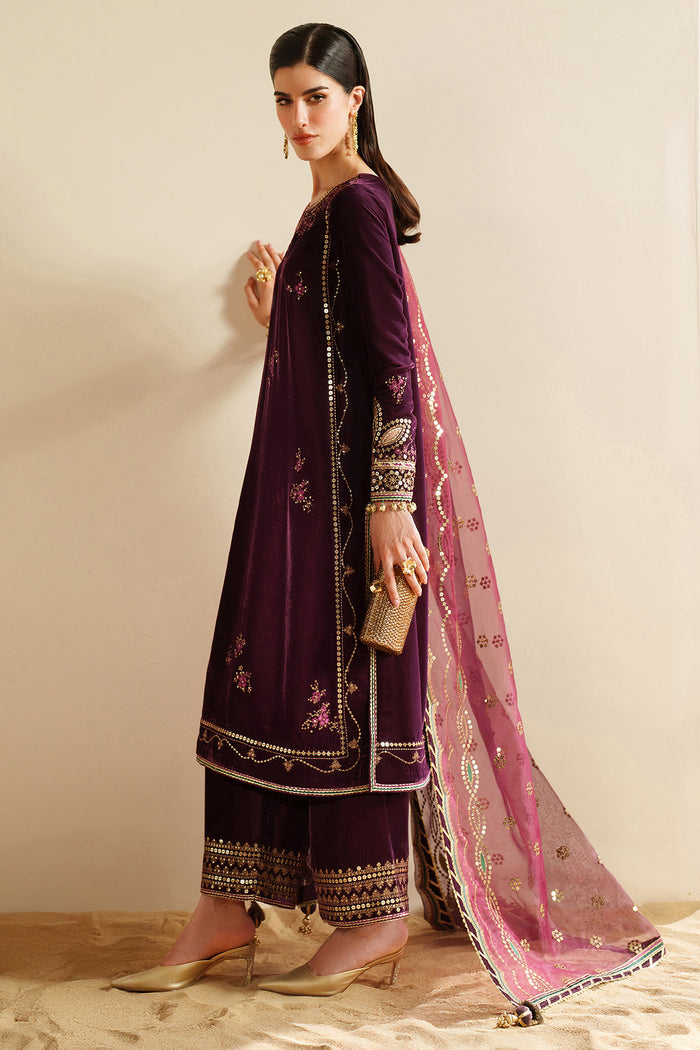 Embroidered Velvet Formal VVF25-D04
