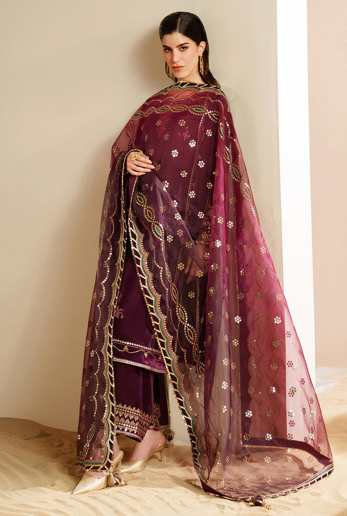 Embroidered Velvet Formal VVF25-D04