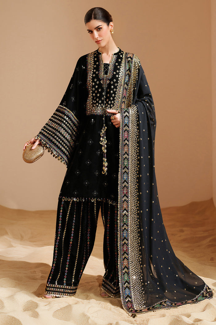 Embroidered Velvet Formal VVF25-D05
