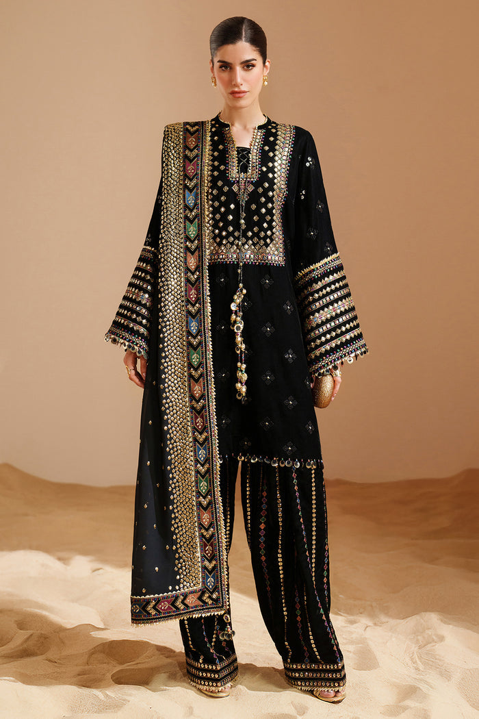 Embroidered Velvet Formal VVF25-D05
