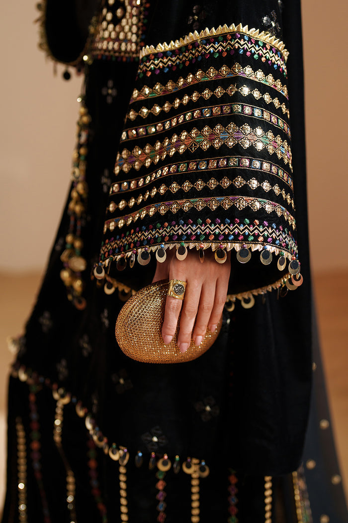 Embroidered Velvet Formal VVF25-D05