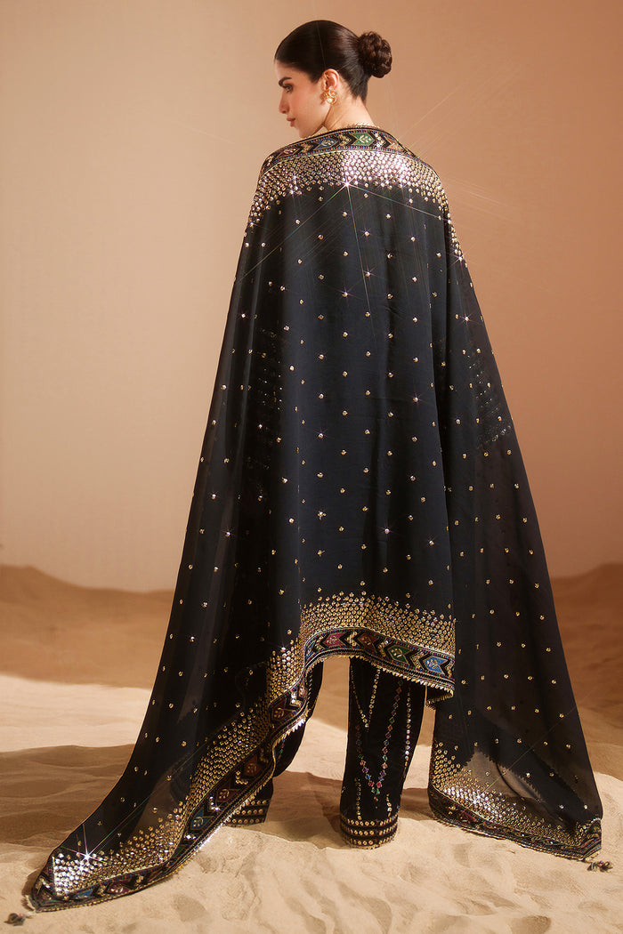 Embroidered Velvet Formal VVF25-D05