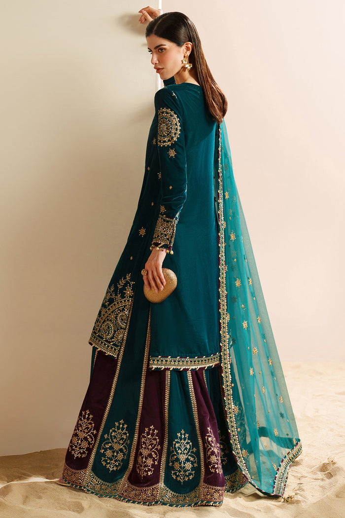 Embroidered Velvet Formal VVF25-D08