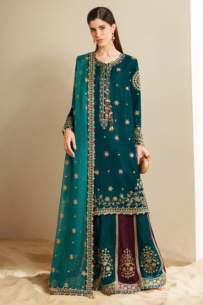 Embroidered Velvet Formal VVF25-D08