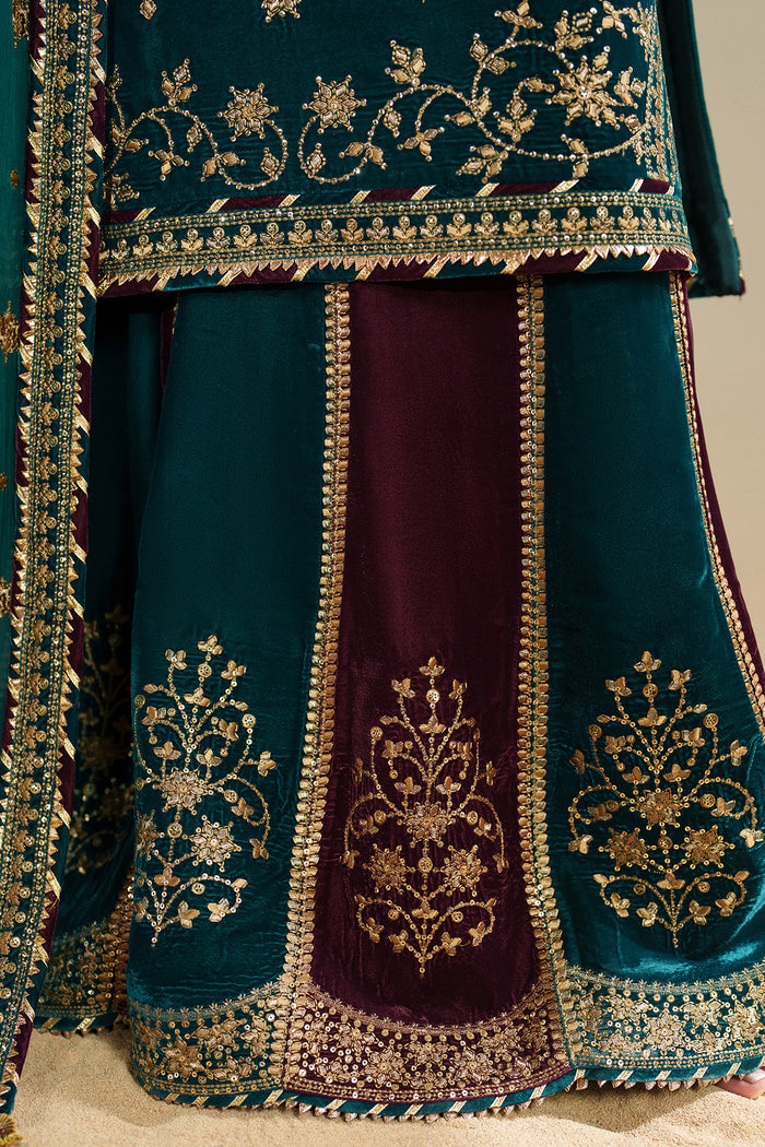 Embroidered Velvet Formal VVF25-D08