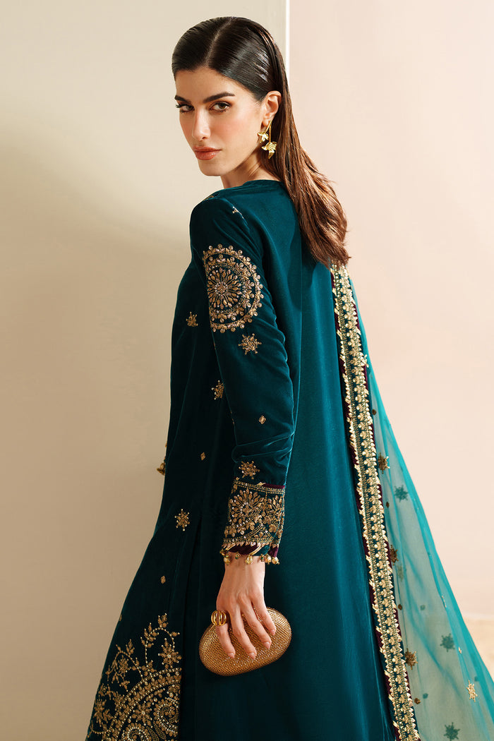 Embroidered Velvet Formal VVF25-D08