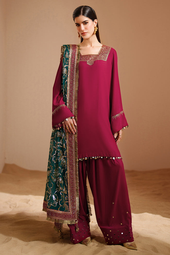 Embroidered Velvet Formal VVF25-D09
