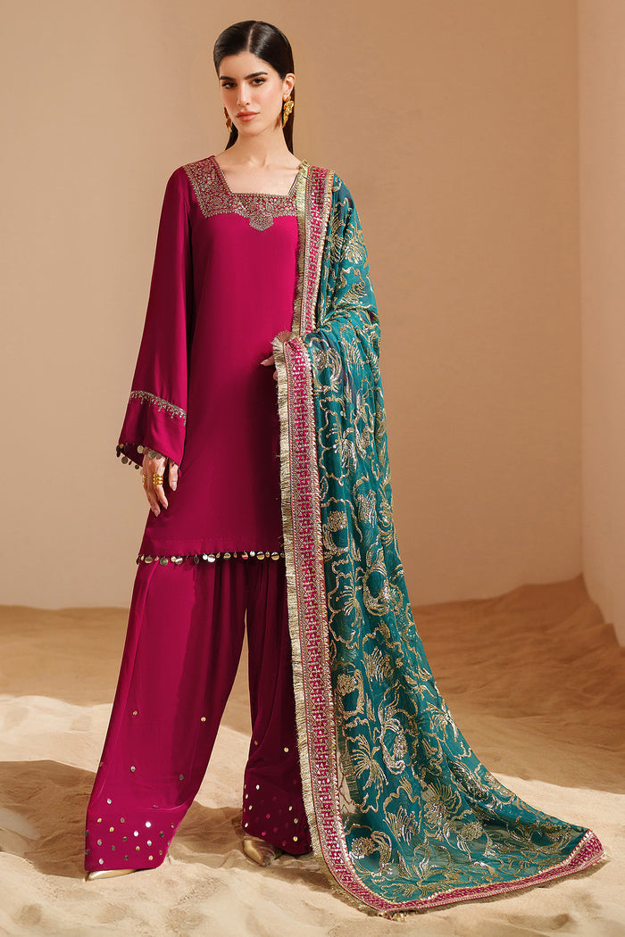 Embroidered Velvet Formal VVF25-D09