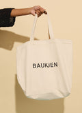 Esma Denim Tote Bag - Natural & Black Baukjen