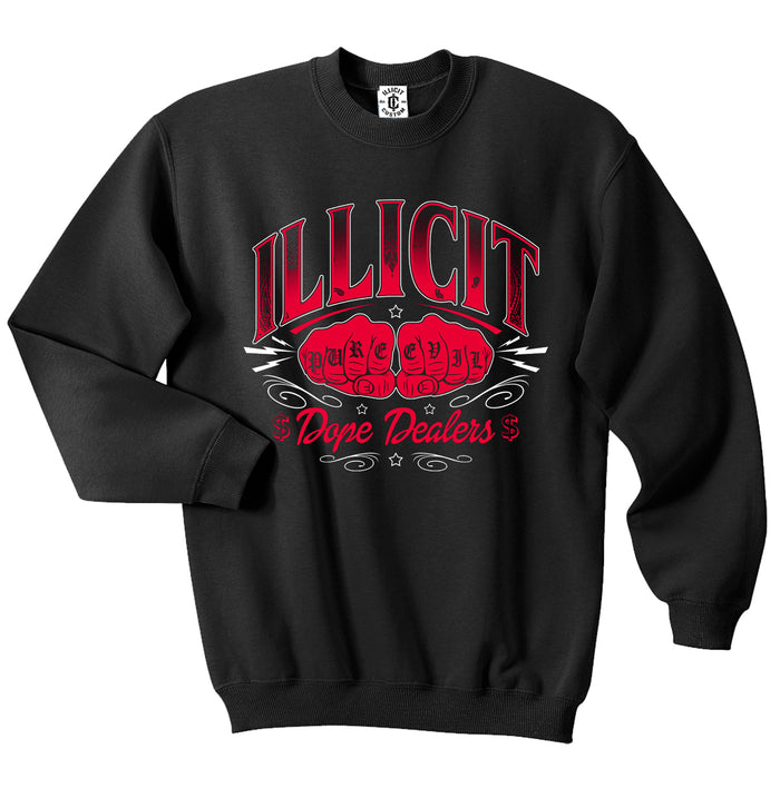 Fist Tatts Logo Hood/Crew