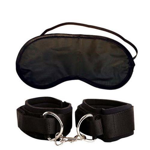 Heavy Duty Cuffs and BDSM Mask - Bestseller! by  Pipedream -