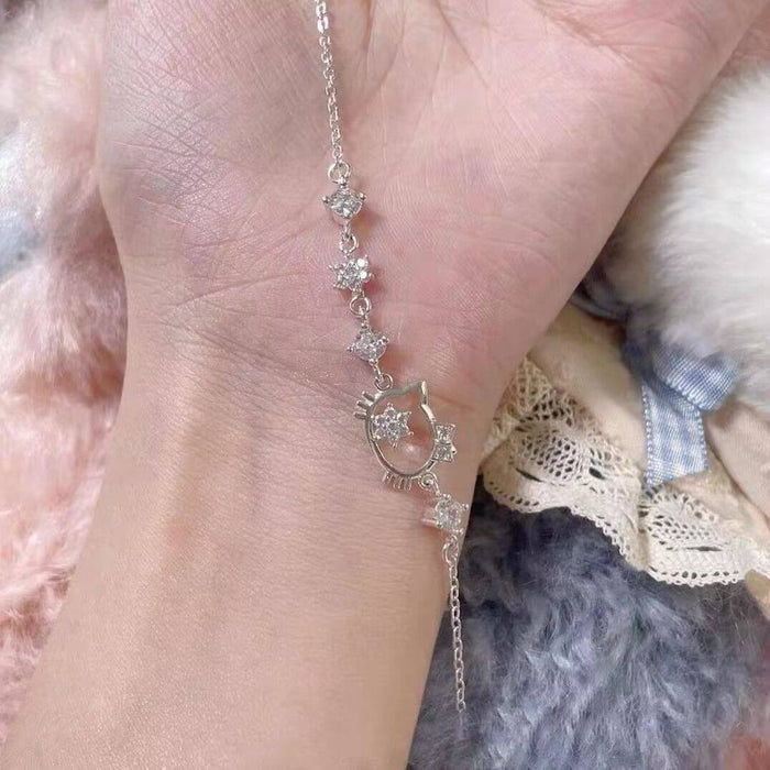 Hello Kitty Sweet Simple Cute Light Luxury Cartoon Style Bracelet
