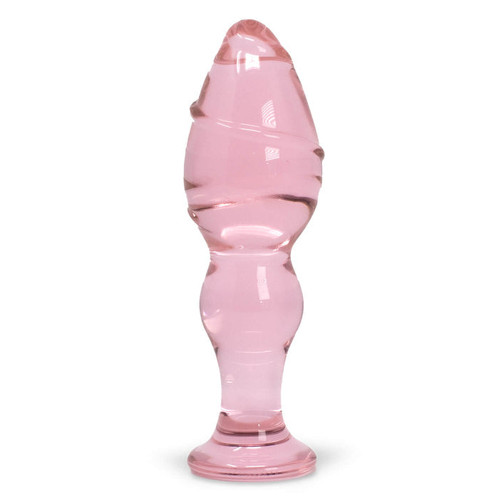 Icicles No. 27 Glass Pink Butt Plug