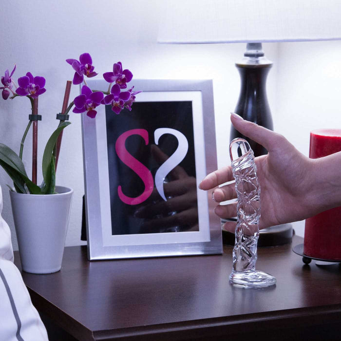 Icicles No. 60 Beginner's Slimline Realistic Glass Dildo