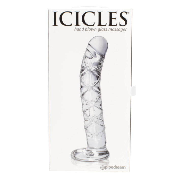 Icicles No. 60 Beginner's Slimline Realistic Glass Dildo