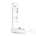Icicles No. 63 Textured Swirly Glass Dildo