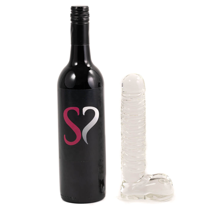 Icicles No. 63 Textured Swirly Glass Dildo