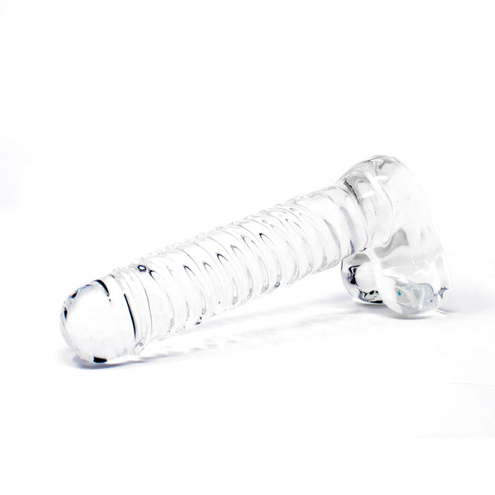 Icicles No. 63 Textured Swirly Glass Dildo