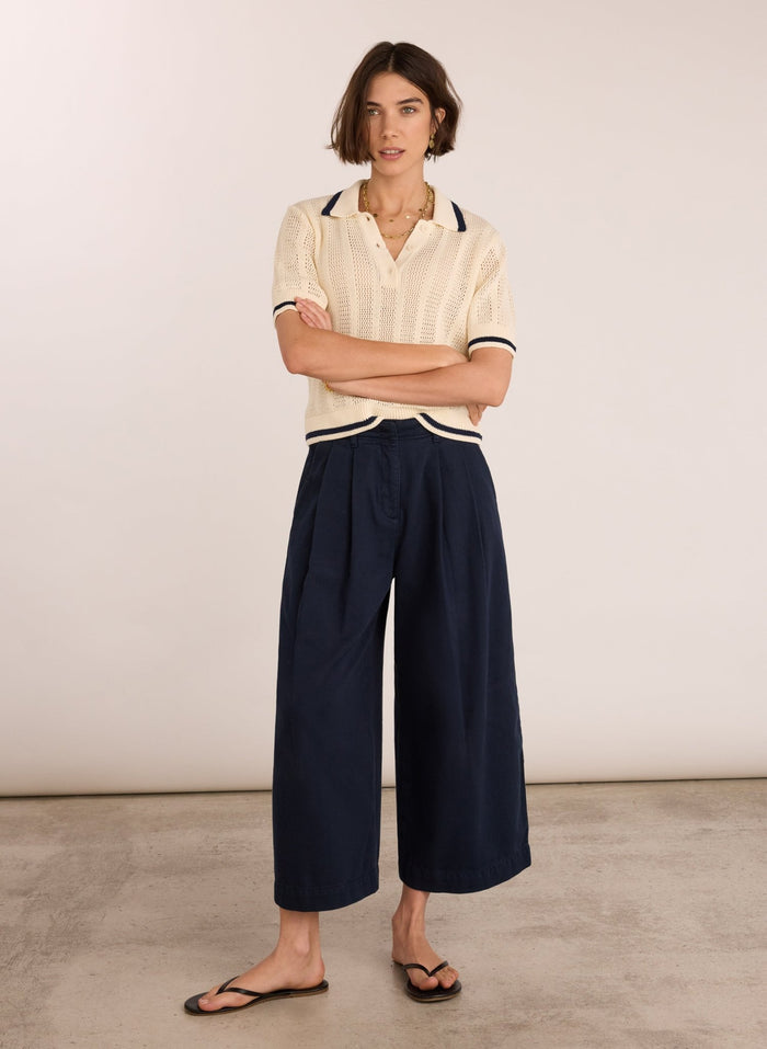 Emil Organic Cotton Culottes - Classic Navy Baukjen
