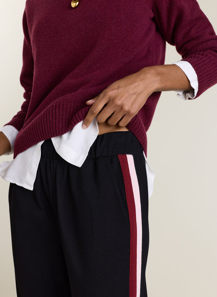 Jay Side Stripe Tapered Trousers