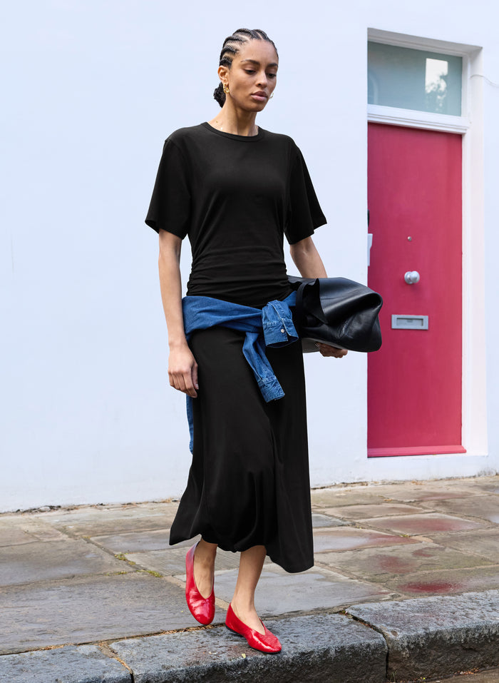 Jinny Ruched Waist Dress