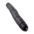 King Cock Ultra Realistic 12 Inch Black Slim Double Dildo