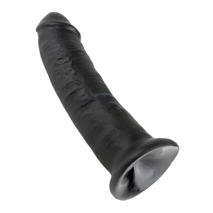 King Cock Ultra Realistic 9 Inch Black Dildo With Suction Cup