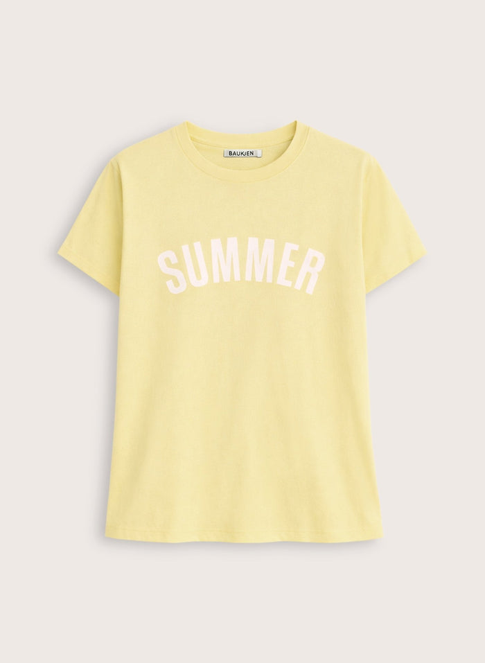 Kit Organic Cotton Tee - Butter Yellow Baukjen