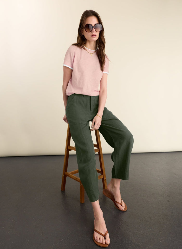 Lally Organic Cotton Layer Tee - Pastel Pink Baukjen