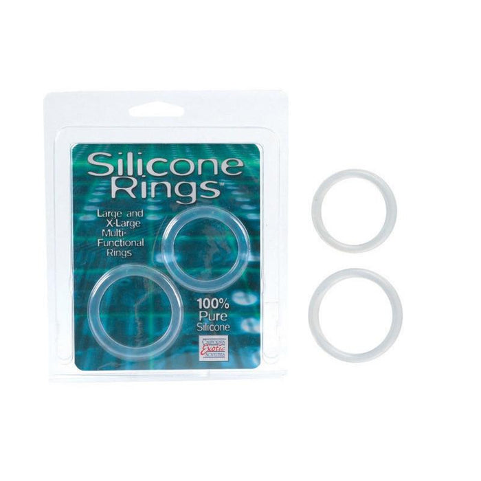 Large and XL Silicone Cock Ring Set by  California Exotics -  - 2