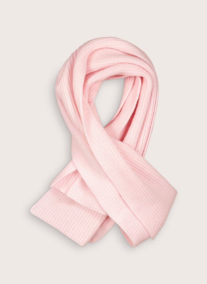 Laura Wool Blend Scarf - Powder Pink Baukjen