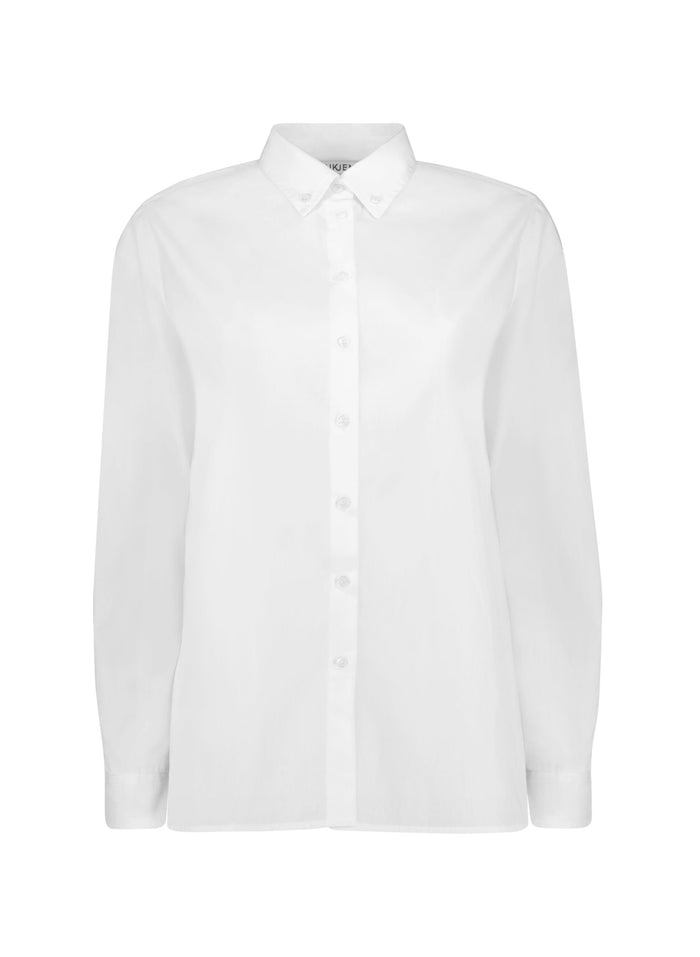 Lesley Organic Cotton Shirt - Pure White Baukjen