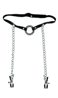 Limited Edition O-Ring Gag & Nipple Clamps (Fetish Fantasy Series)