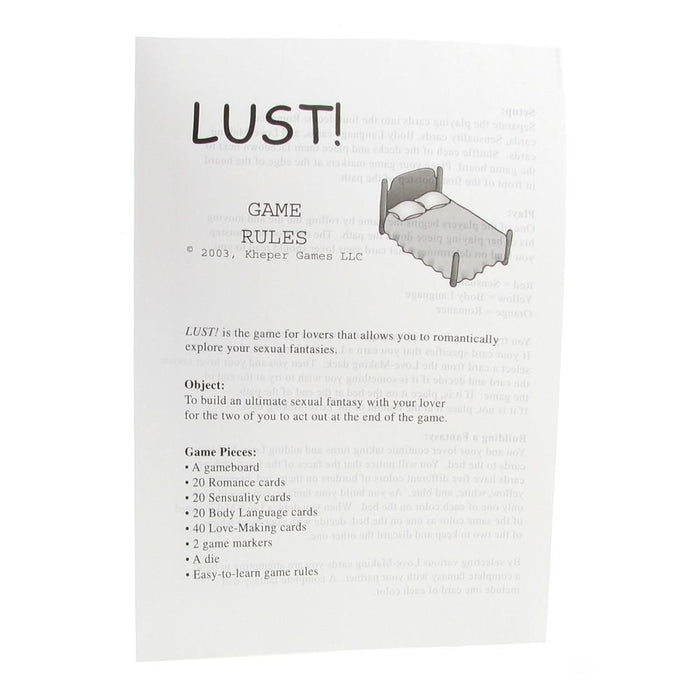 Lust Erotic Board Game For Two by  Kheper Games -  - 4