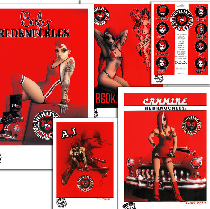 Martin Emond Poster set - Redknuckles 1