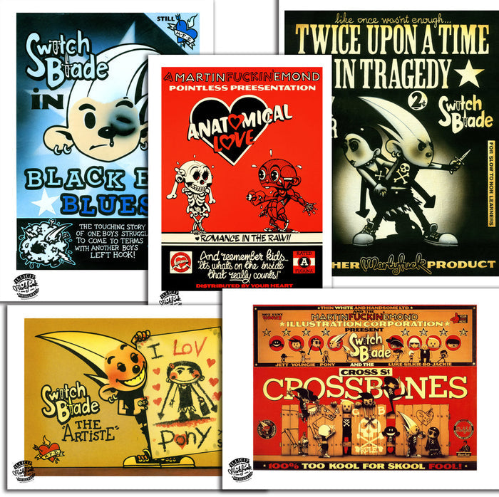 Martin Emond Poster set - Switchblade 1