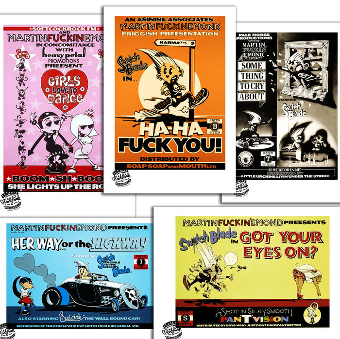 Martin Emond Poster set - Switchblade 2