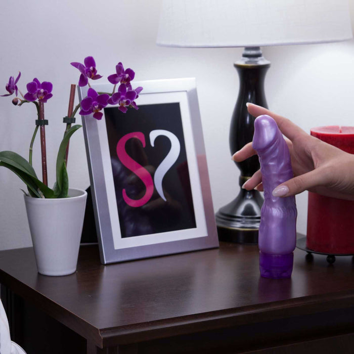Nasstoys Pearlshine The Clit Pleaser Multispeed Waterproof 7 Inches Vibrating Dildo