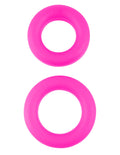 Neon Stretchy Silicone Cock Ring Set