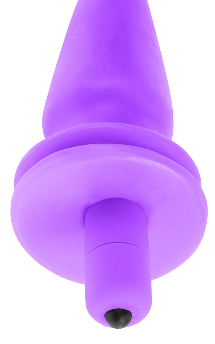 Neon Vibrating Butt Plug