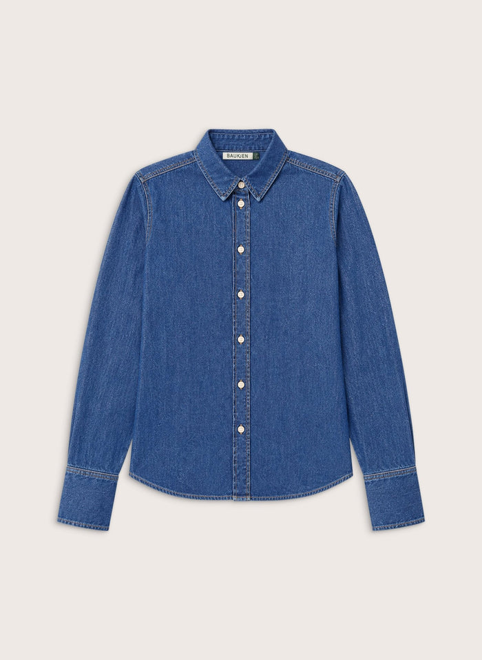 Niki Chambray Shirt - Indigo Baukjen