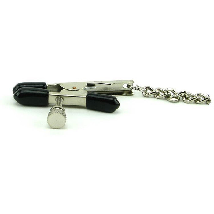 Non-Piercing Bullnose Nipple Clamps and Chain by  California Exotics -  - 2