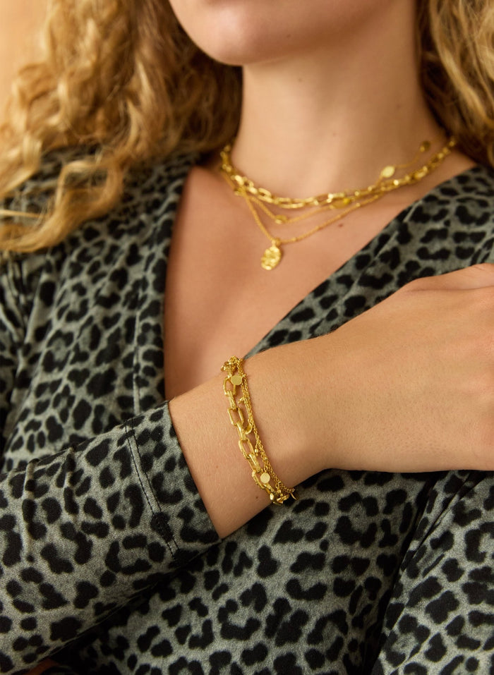 Oona Chain Bracelet - Gold Baukjen