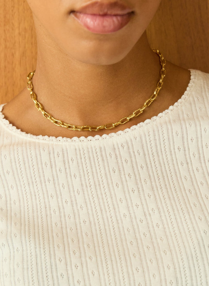 Oona Chain Necklace - Gold Baukjen