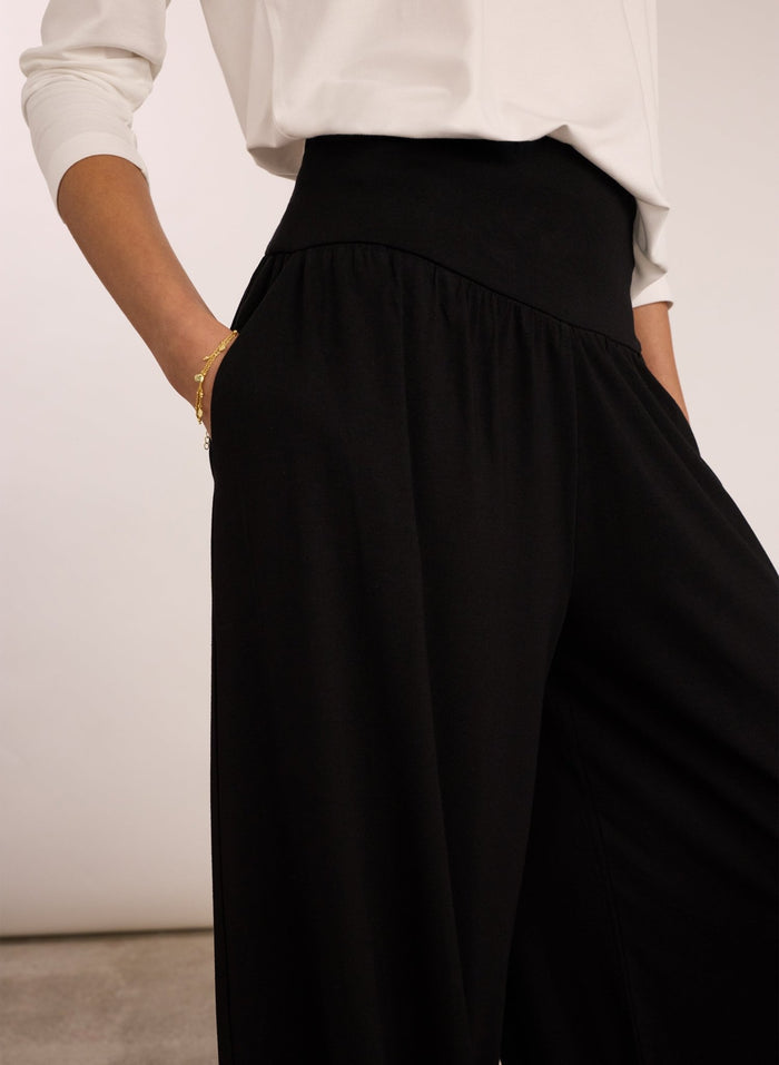 Otis Jersey Balloon Trousers - Caviar Black Baukjen