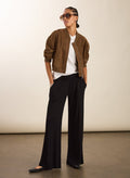 Palazzo Trousers - Caviar Black Baukjen