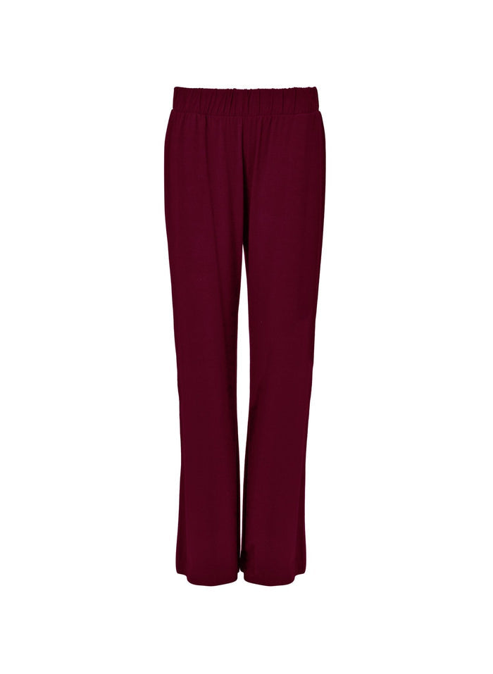Palazzo Trousers - Burgundy Baukjen